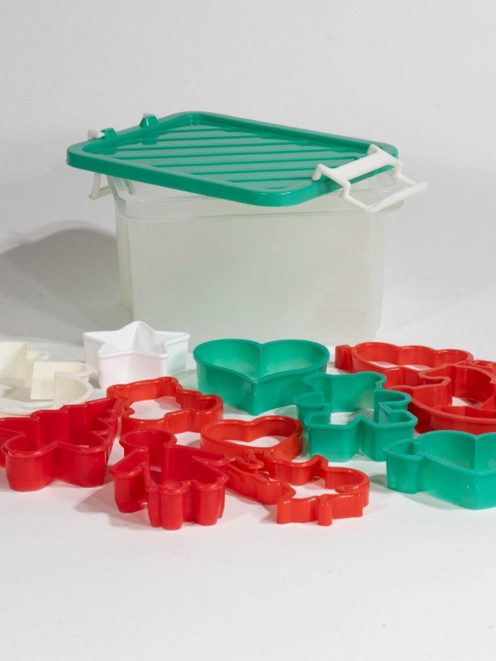 Christmas & Valentines Cookie Cutters, 12 pieces